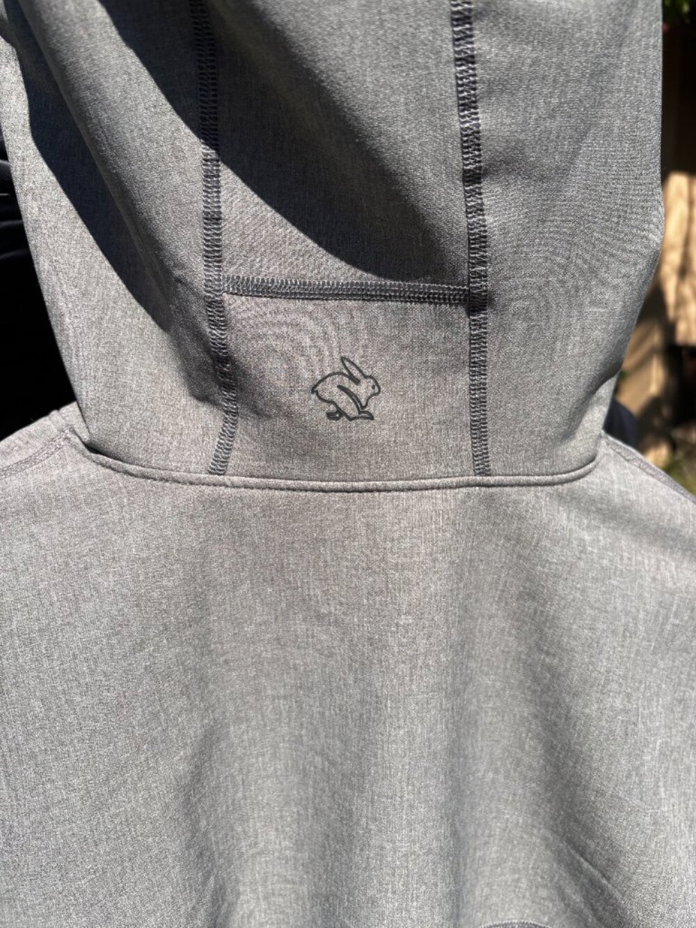 Rabbit EZ Full Zip fleece lined Hoodie - Size - Large - Grey with black trim - Picture 10 of 10